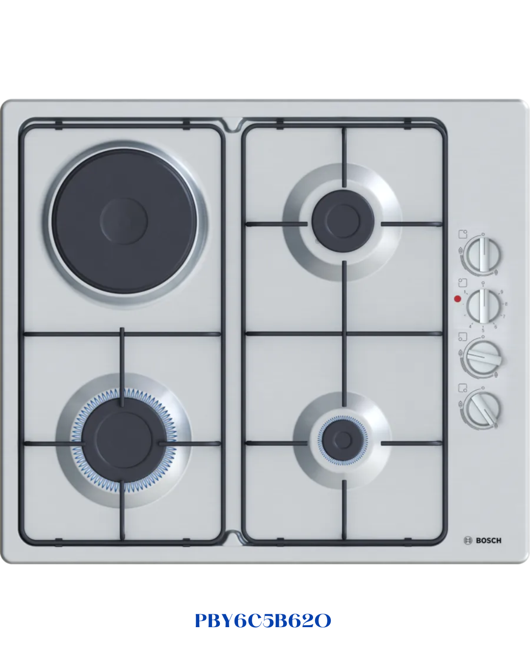 BOSCH SERIE 2 BUILT-IN 60 CM MIXED HOB 3 GAS  1 ELECTRIC