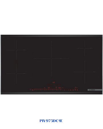 BOSCH BUILT-IN INDUCTION HOB BLACK CERAMIC GLASS – 11,100W – 90CM