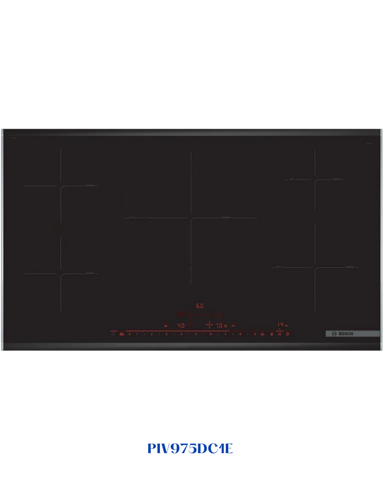 BOSCH BUILT-IN INDUCTION HOB BLACK CERAMIC GLASS – 11,100W – 90CM