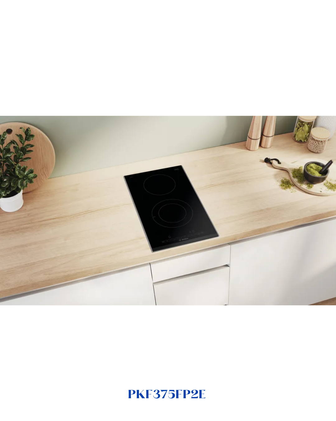 BOSCH SERIES 6 30 CM DOMINO ELECTRIC HOB CERAMIC, 2‑ZONE