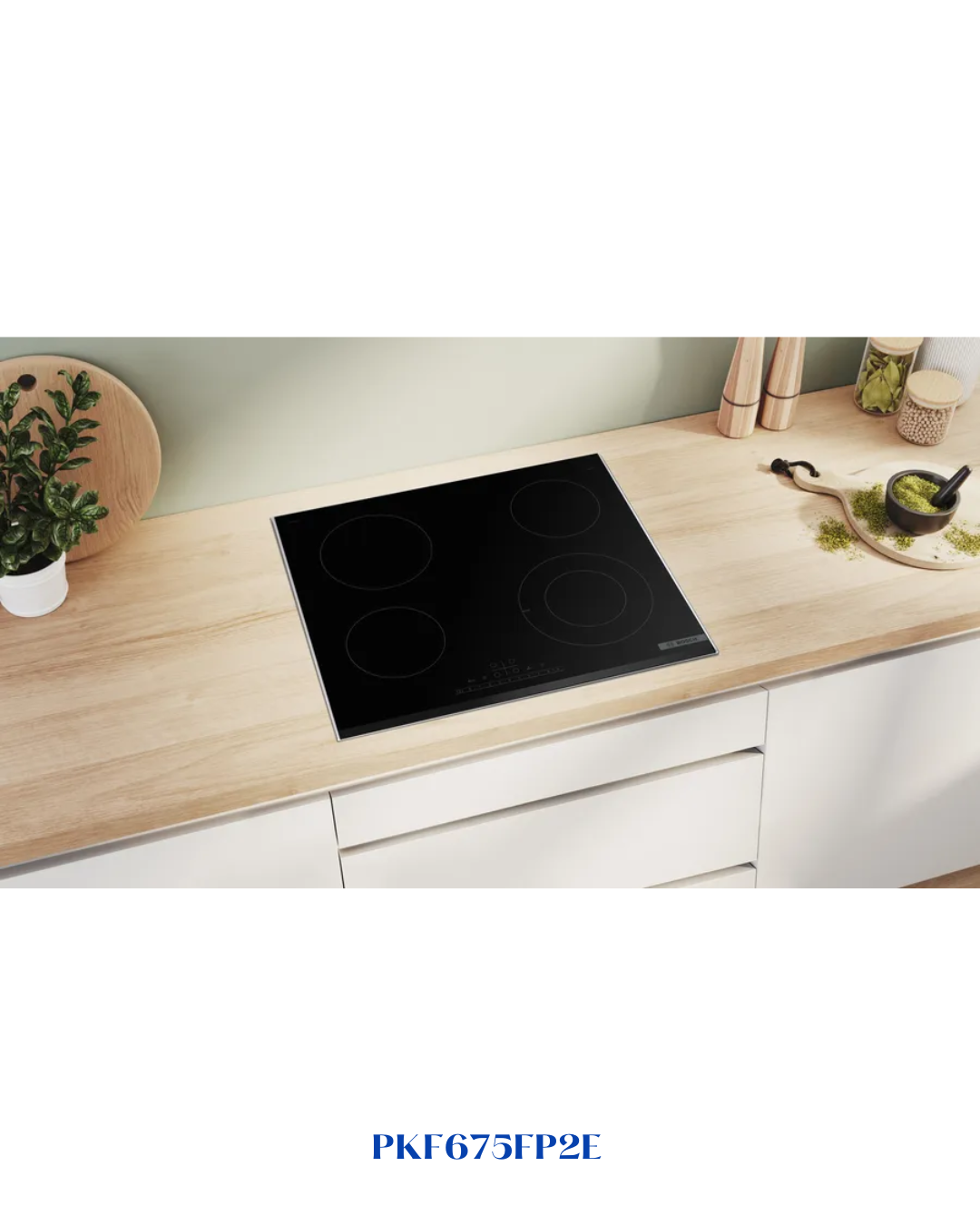 BOSCH BUILT-IN CERAMIC HOB BLACK GLASS – 7000W – 60CM