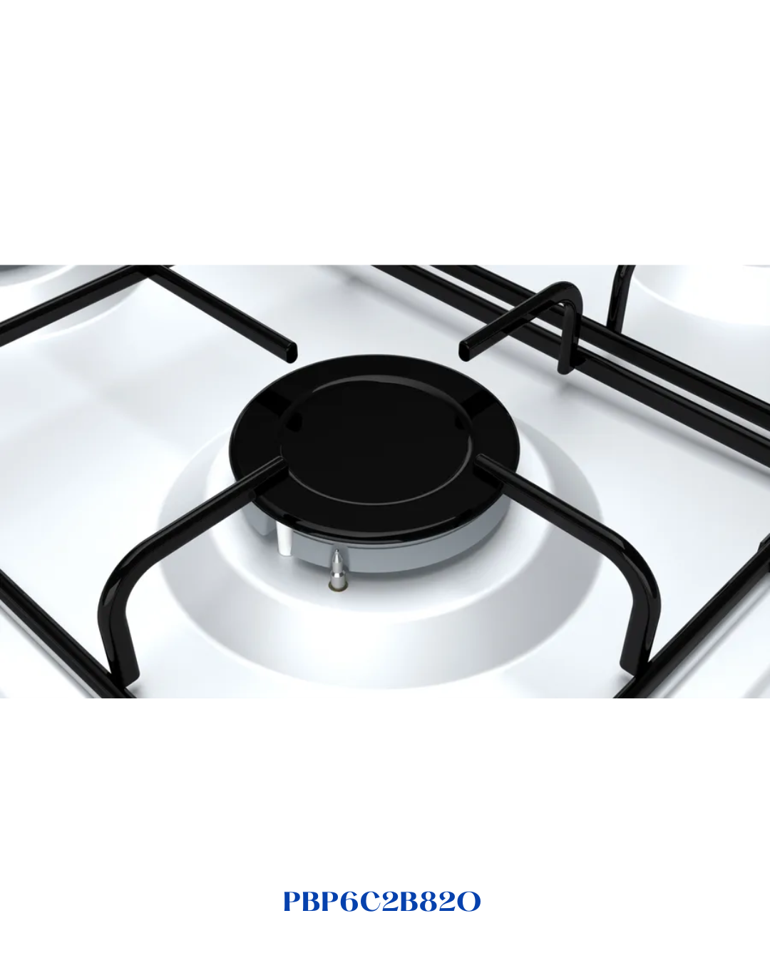 BOSCH BUILT-IN GAS HOB WHITE ENAMELED STEEL – 7500W – 60CM