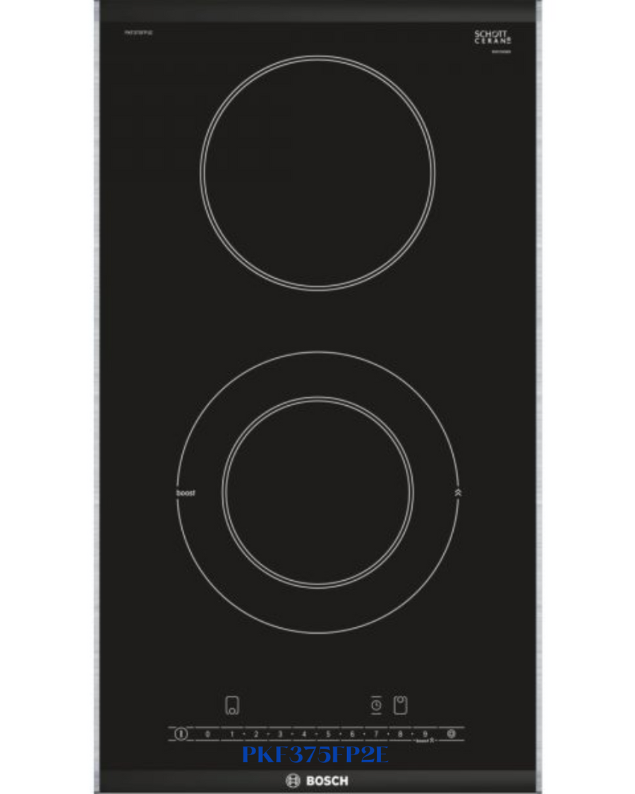 BOSCH SERIES 6 30 CM DOMINO ELECTRIC HOB CERAMIC, 2‑ZONE