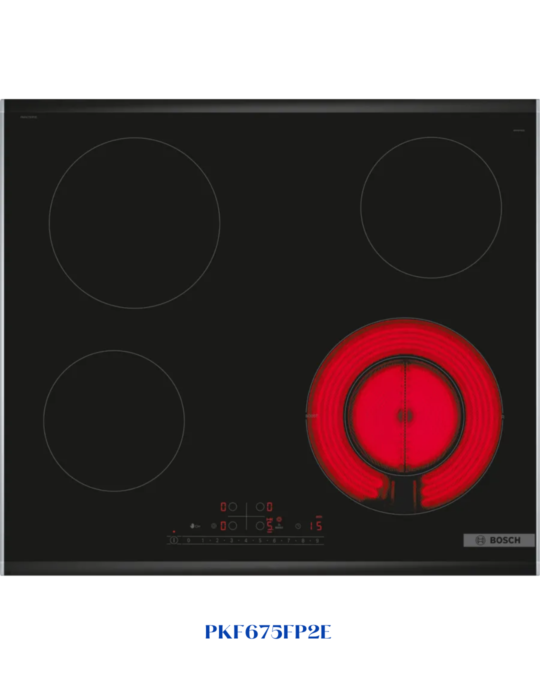 BOSCH BUILT-IN CERAMIC HOB BLACK GLASS – 7000W – 60CM