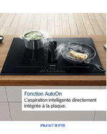 BOSCH BUILT-IN CERAMIC HOB BLACK GLASS – 7000W – 60CM