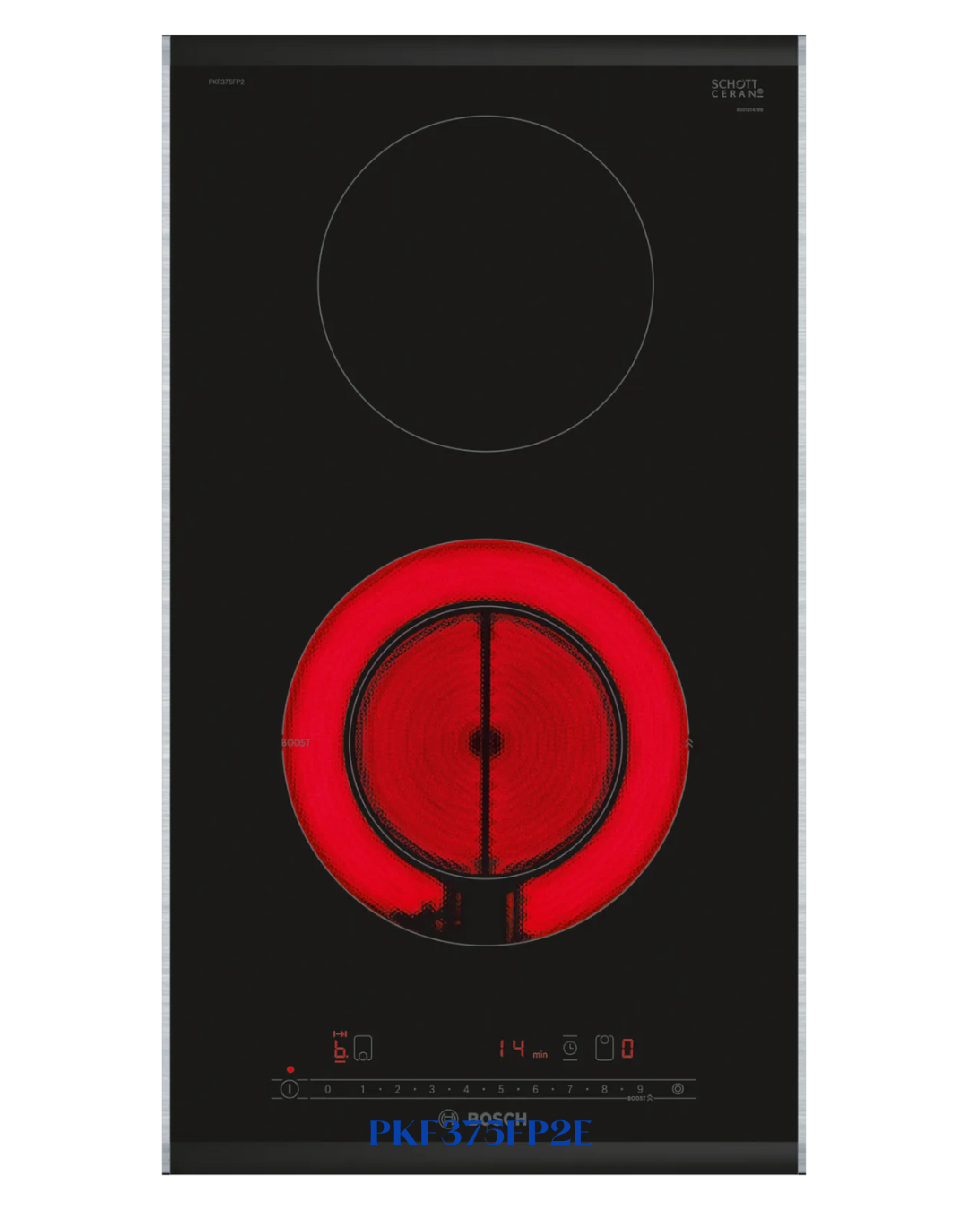 BOSCH SERIES 6 30 CM DOMINO ELECTRIC HOB CERAMIC, 2‑ZONE