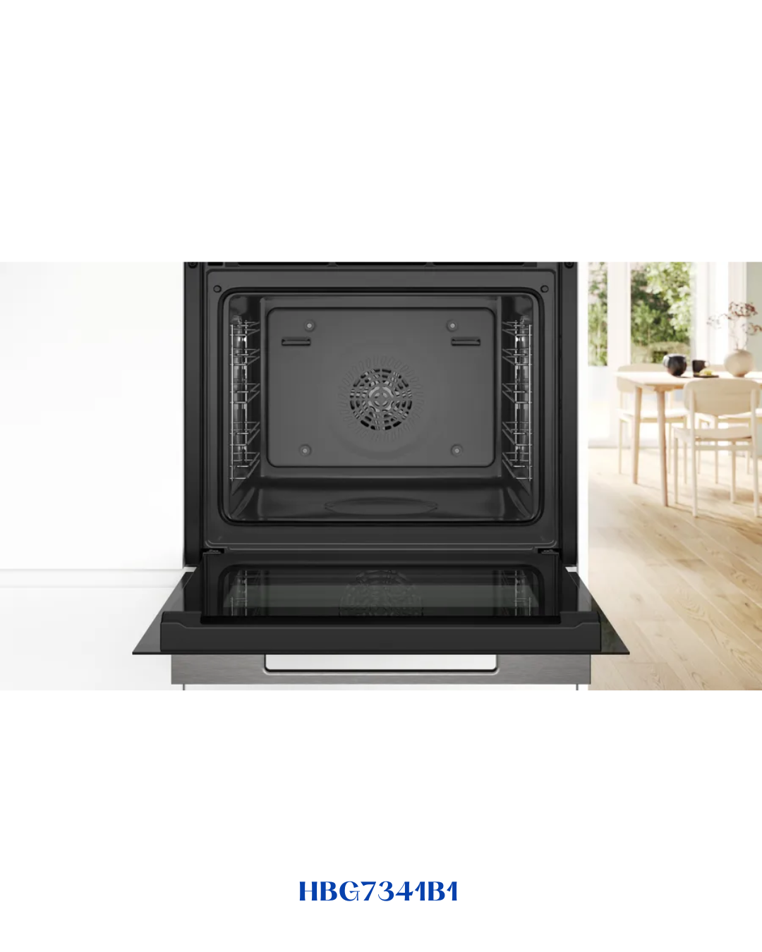 BOSCH BUILT-IN ELECTRIC OVEN BLACK GLASS – 3600W – 71L