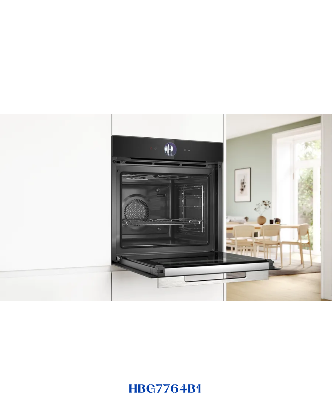 BOSCH BUILT-IN ELECTRIC OVEN BLACK GLASS – 3600W – 71L