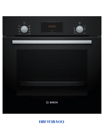 Bosch Series 2 فرن كهربائي بلت إن أسود 66 لتر HBF113BA0Q