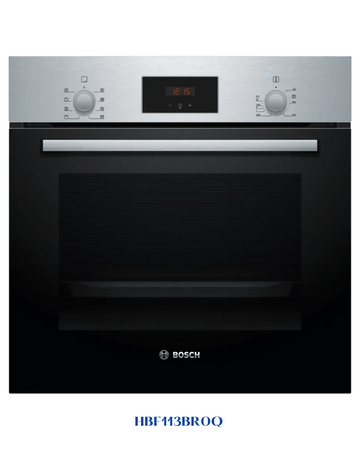 Bosch Series 2 فرن كهربائي بلت إن ستانلس 66 لتر HBF113BR0Q