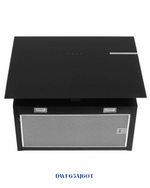 BOSCH WALL-MOUNTED EXTRACTOR HOOD 60CM BLACK GLASS 252W