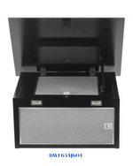 BOSCH WALL-MOUNTED EXTRACTOR HOOD 60CM BLACK GLASS 252W