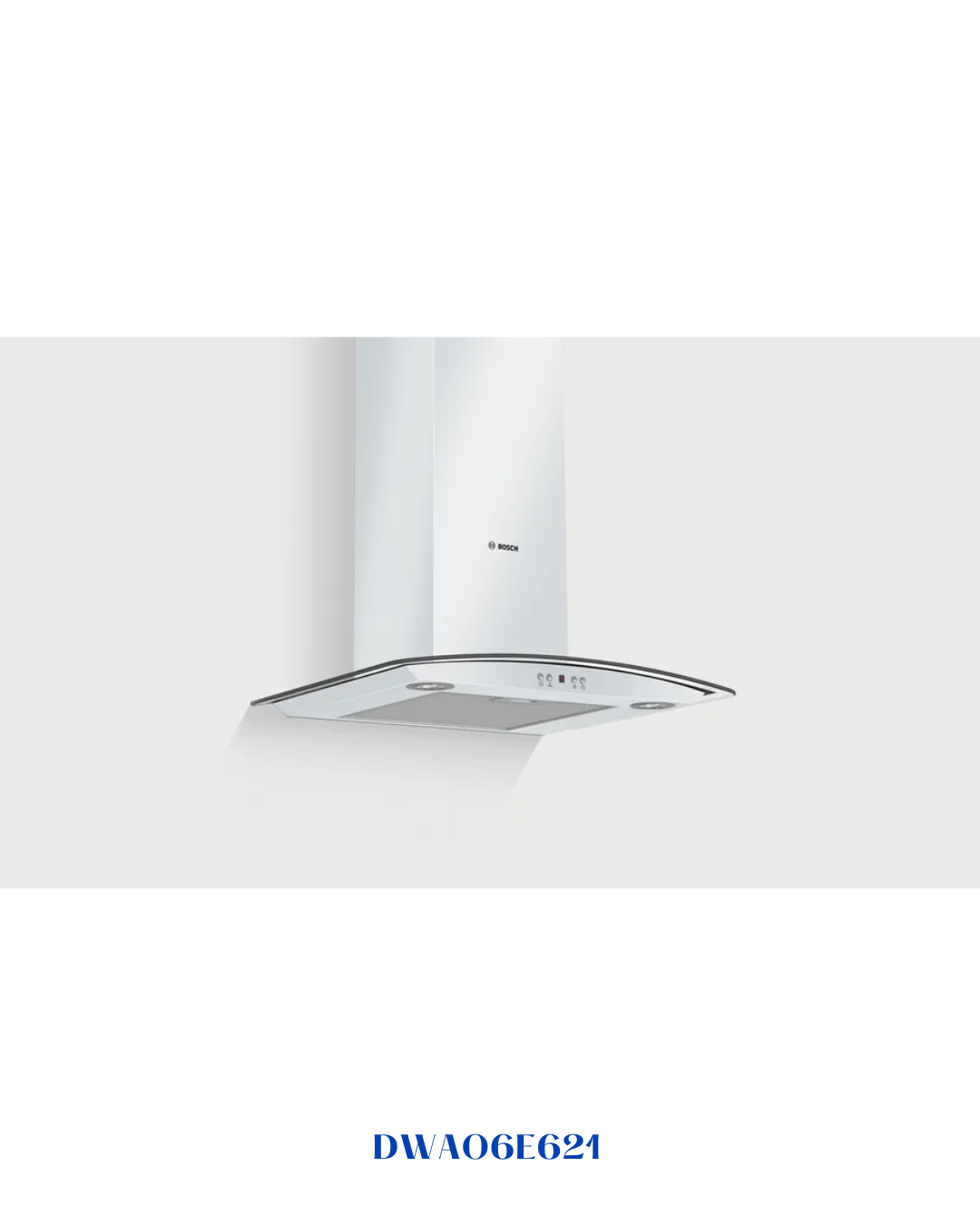 BOSCH WALL-MOUNTED COOKER HOOD 60CM WHITE GLASS 250W