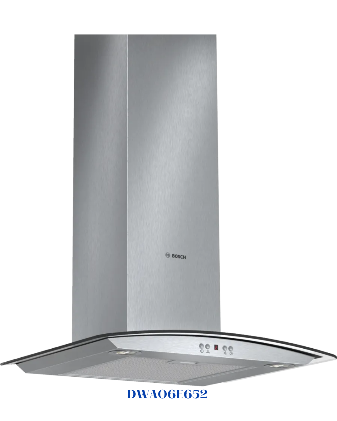 BOSCH WALL-MOUNTED COOKER HOOD 60CM CLEAR GLASS 254W
