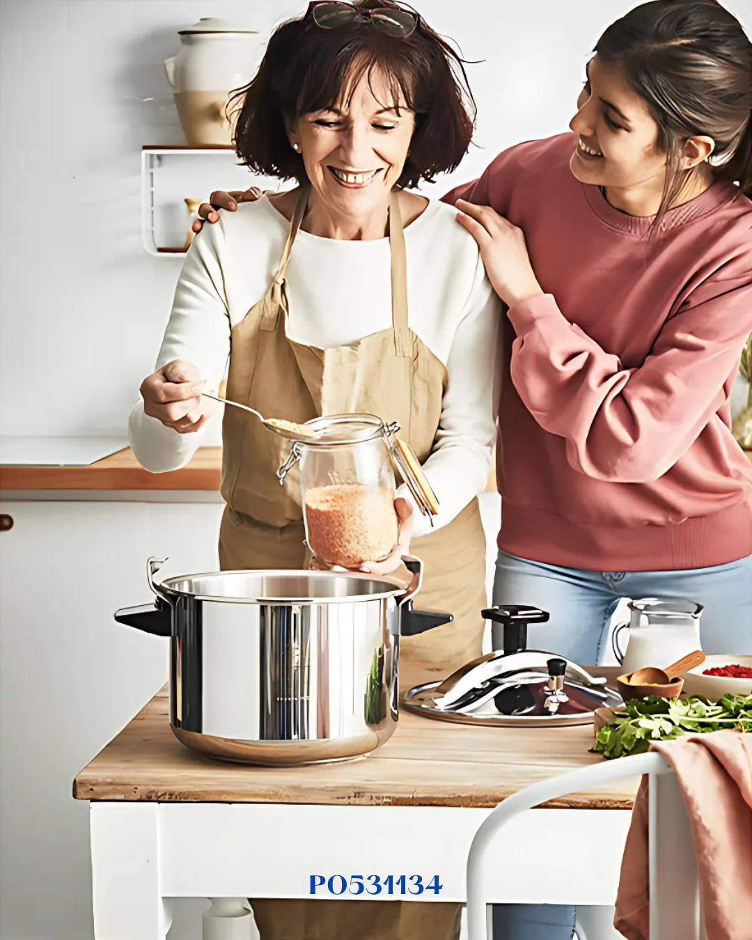TEFAL AUTHENTIC STAINLESS STEEL PRESSURE COOKER 8L