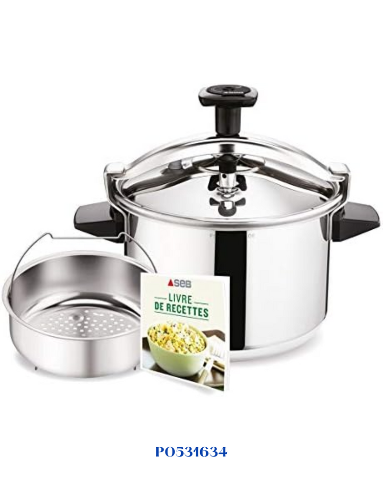 TEFAL AUTHENTIC STAINLESS STEEL PRESSURE COOKER 10L