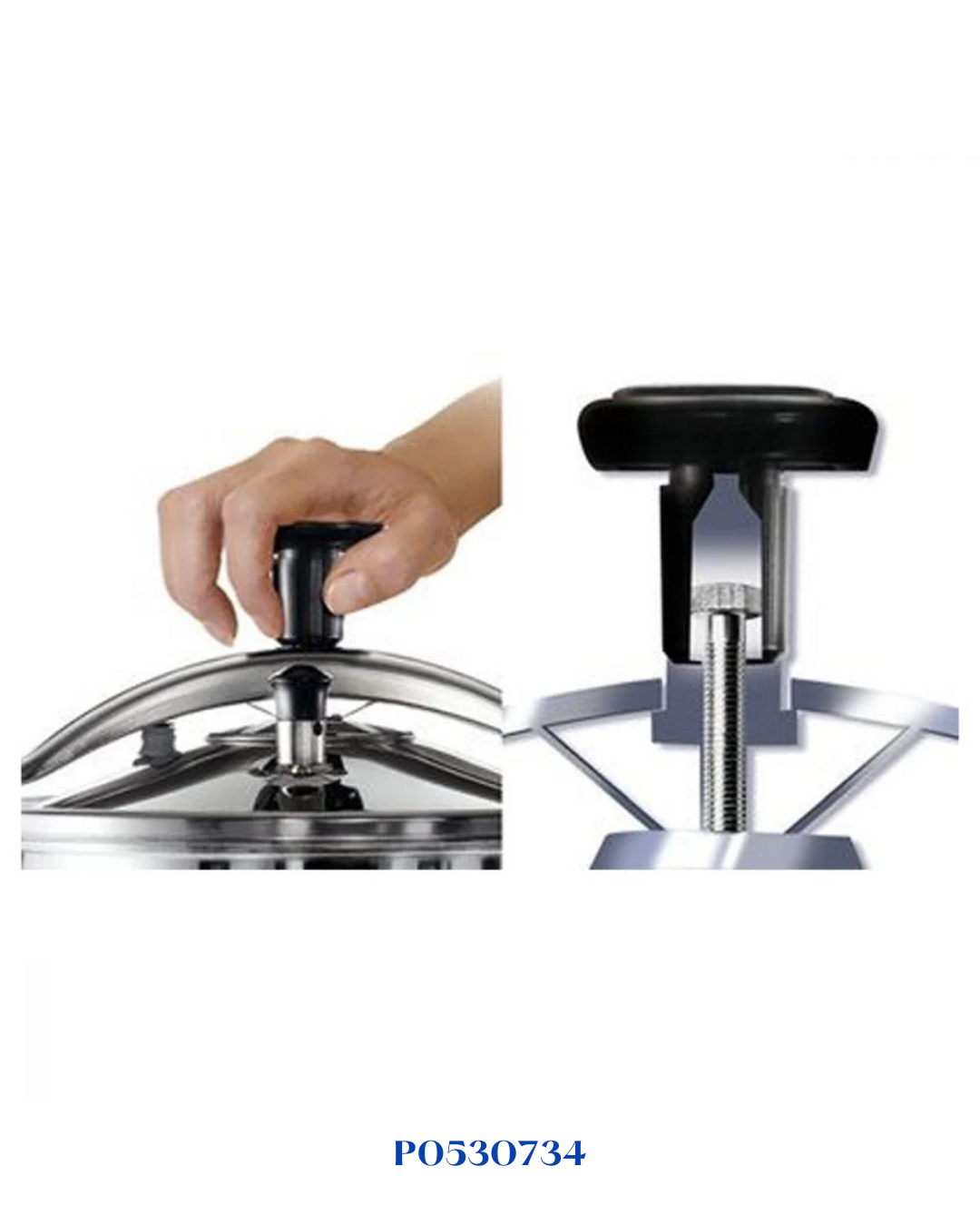 TEFAL AUTHENTIC STAINLESS STEEL PRESSURE COOKER 6L