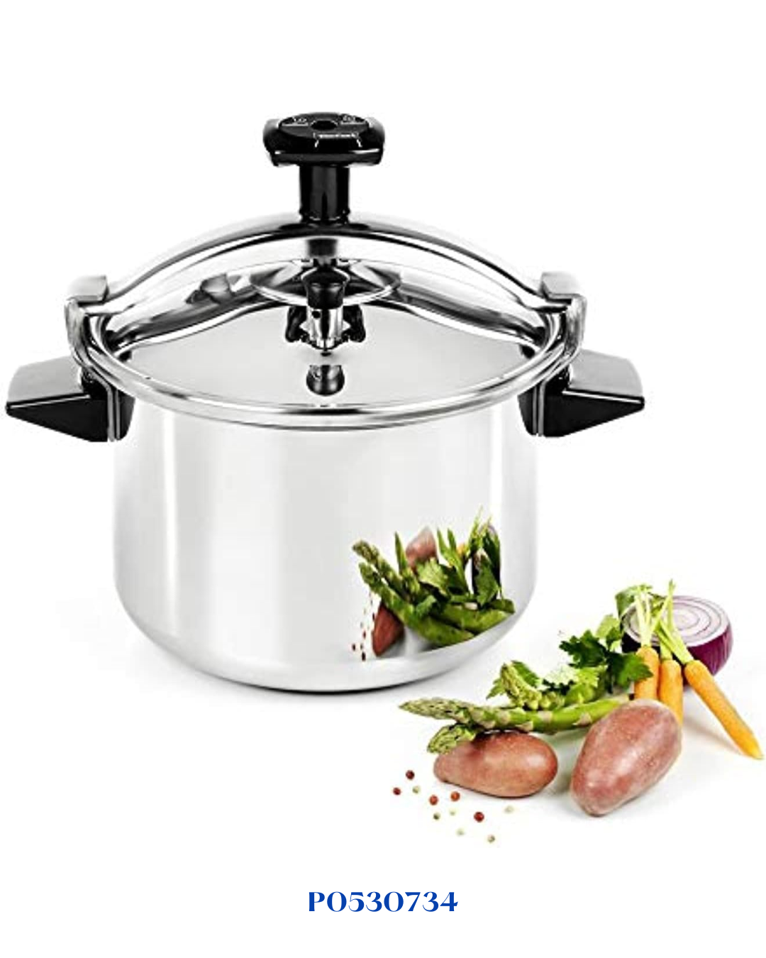 TEFAL AUTHENTIC STAINLESS STEEL PRESSURE COOKER 6L