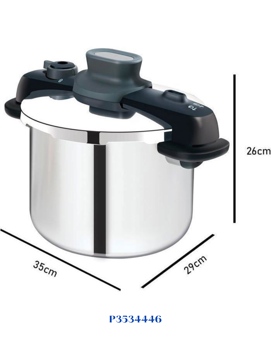 TEFAL SECURE COMPACT 8L- قدر ضغط تيفال