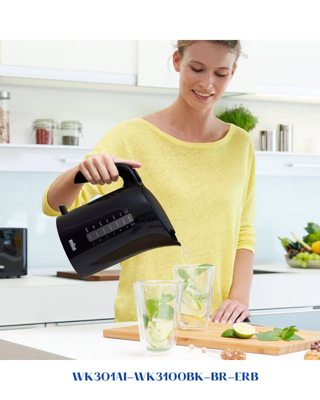 BRAUN PUREASE WATER KETTLE 2200W 1.7L