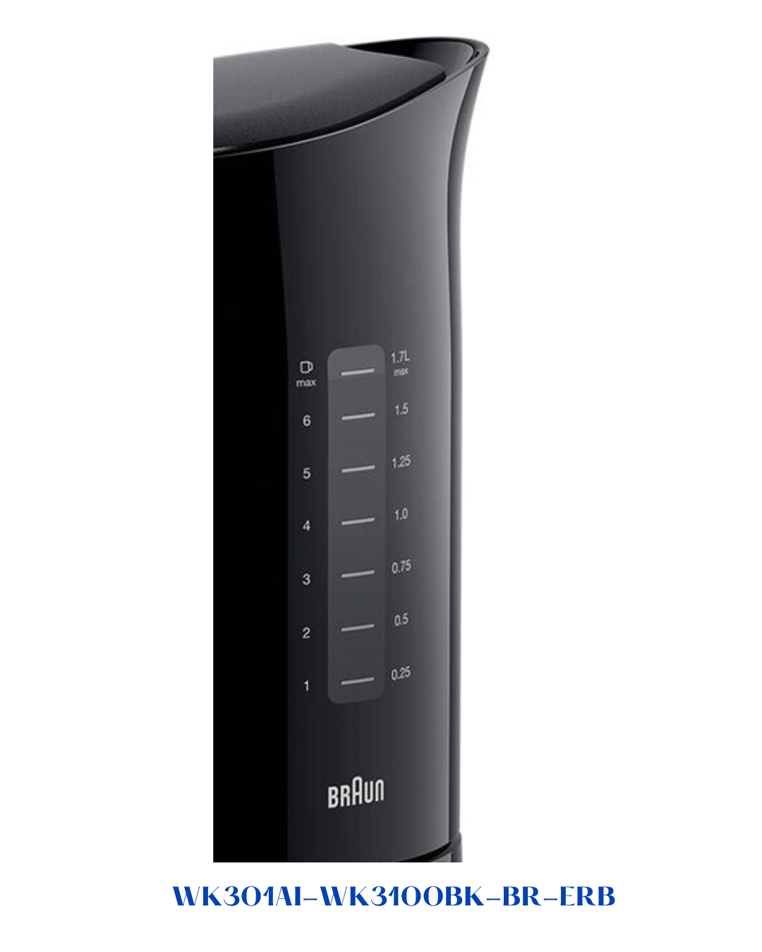 BRAUN PUREASE WATER KETTLE 2200W 1.7L​