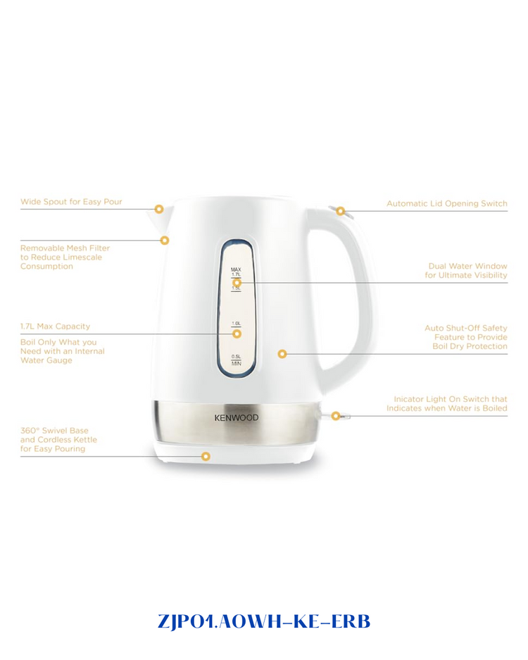 KENWOOD ACCENT COLLECTION KETTLE 2200W 1.7L
