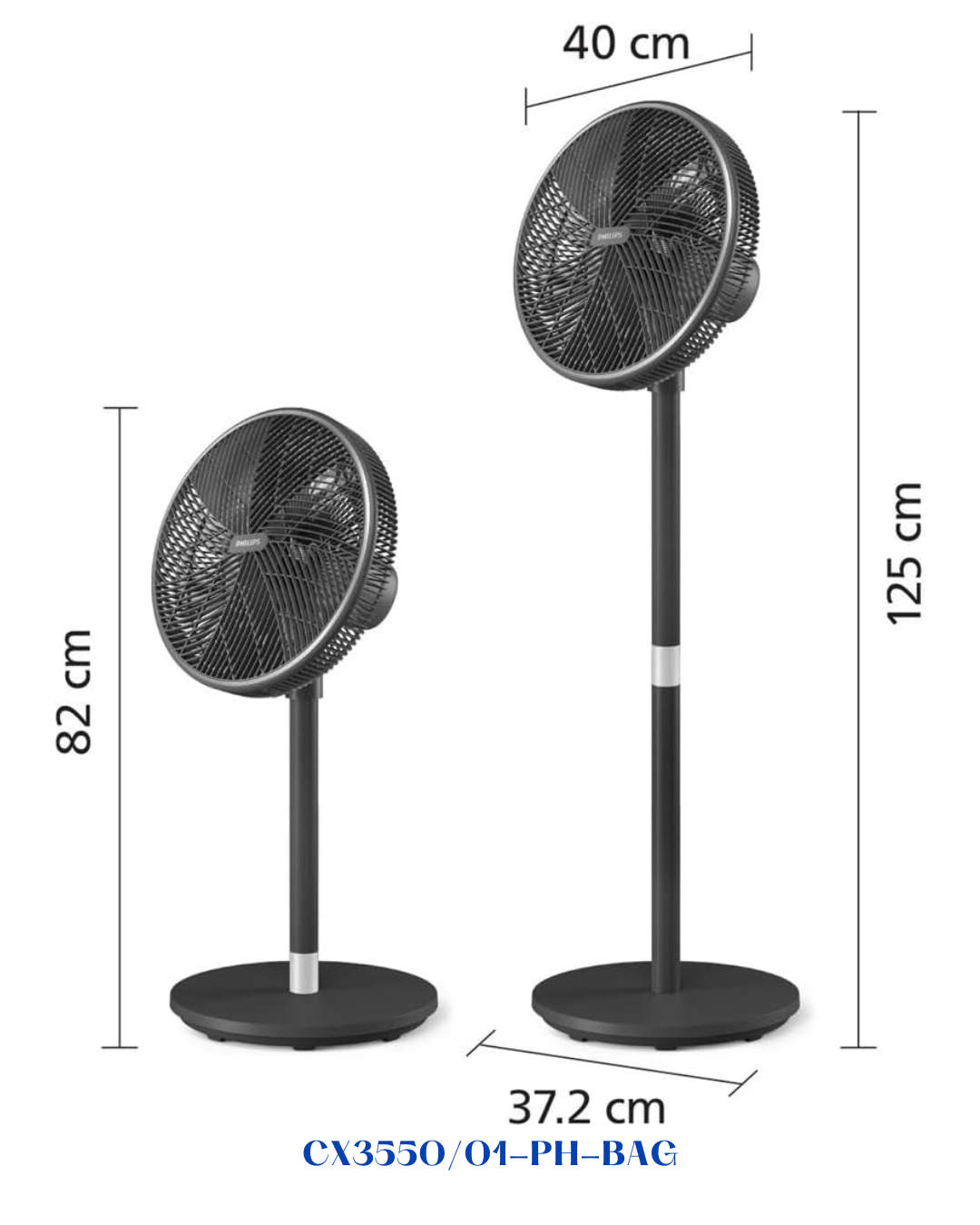 PHILIPS PEDESTAL FAN 3000 SERIES 48W
