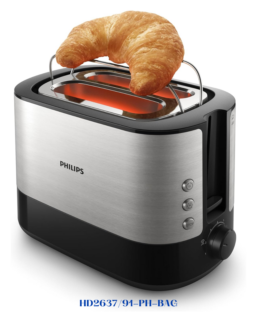 PHILIPS VIVA COLLECTION TOASTER EXTRA-WIDE 1000W