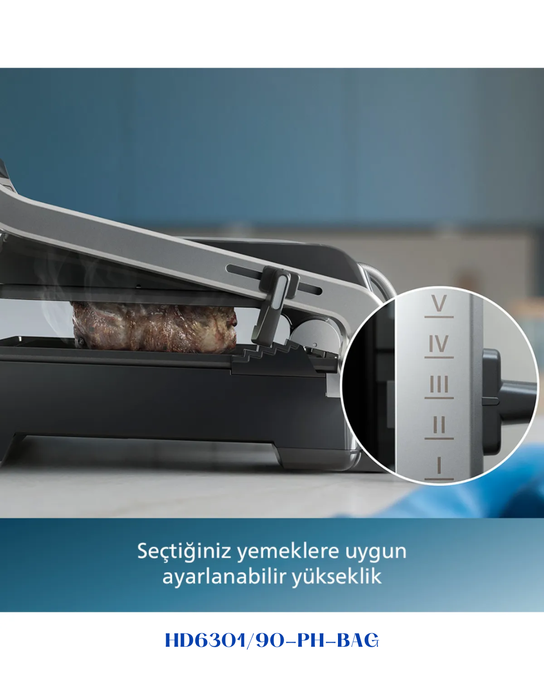 PHILIPS CONTACT GRILL 5000 SERIES 2200W