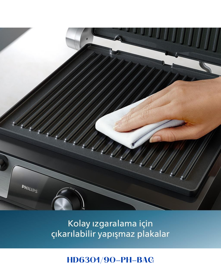 PHILIPS CONTACT GRILL 5000 SERIES 2200W