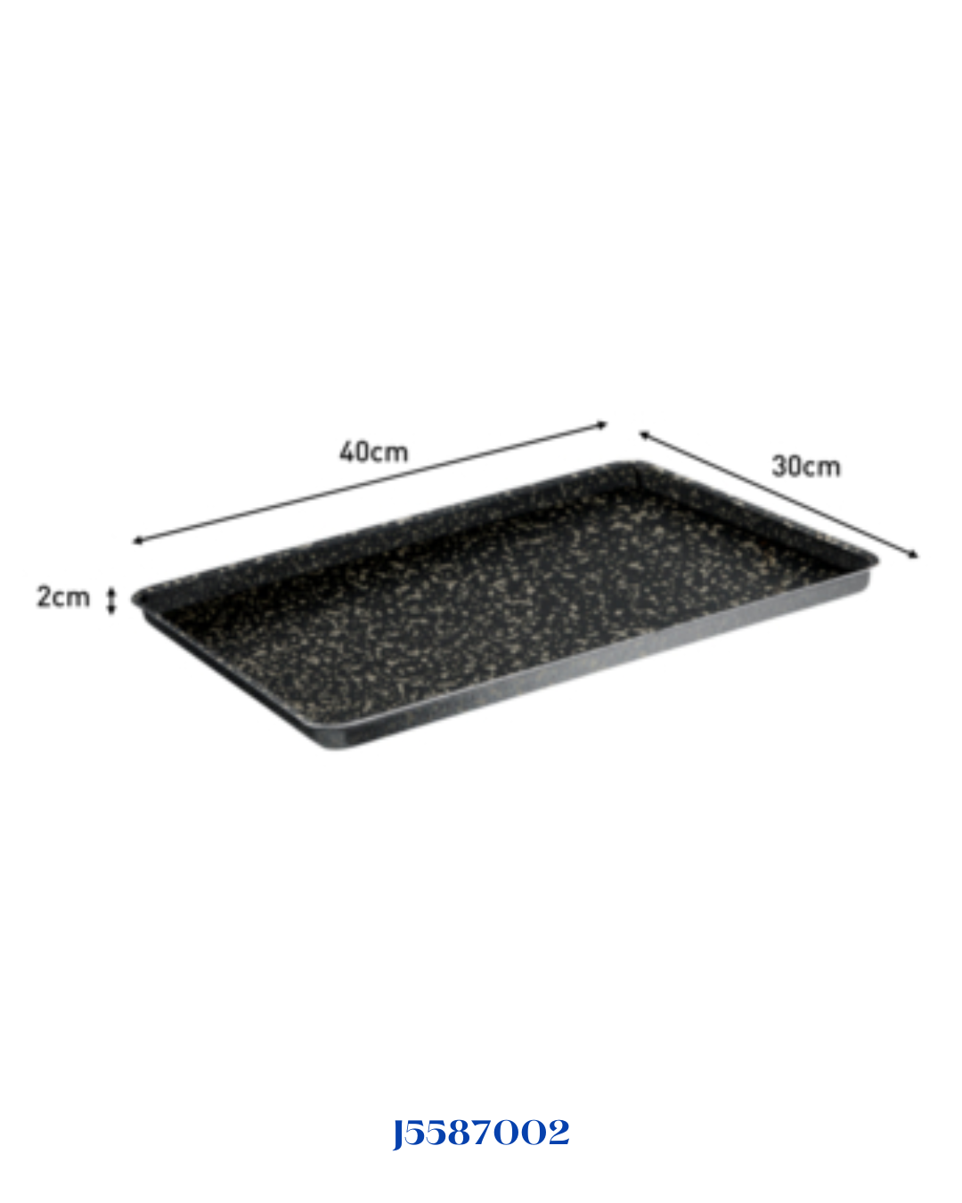 TEFAL BLACK STONE BAKING SHEET 38×28CM