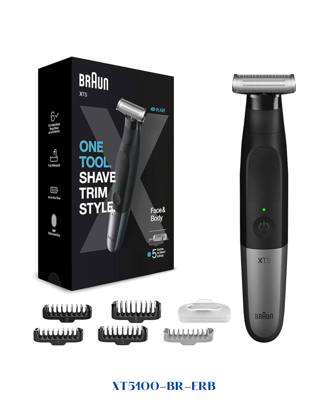 BRAUN SERIES X HYBRID FACE & BODY TRIMMER