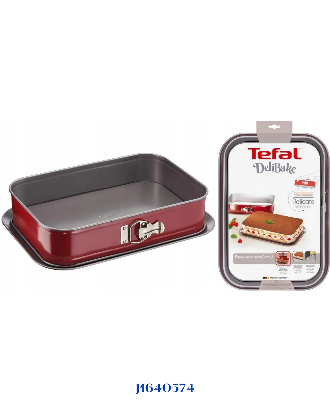 TEFAL DELIBAKE RECTANGULAR BAKING TIN 36 X 24 CM