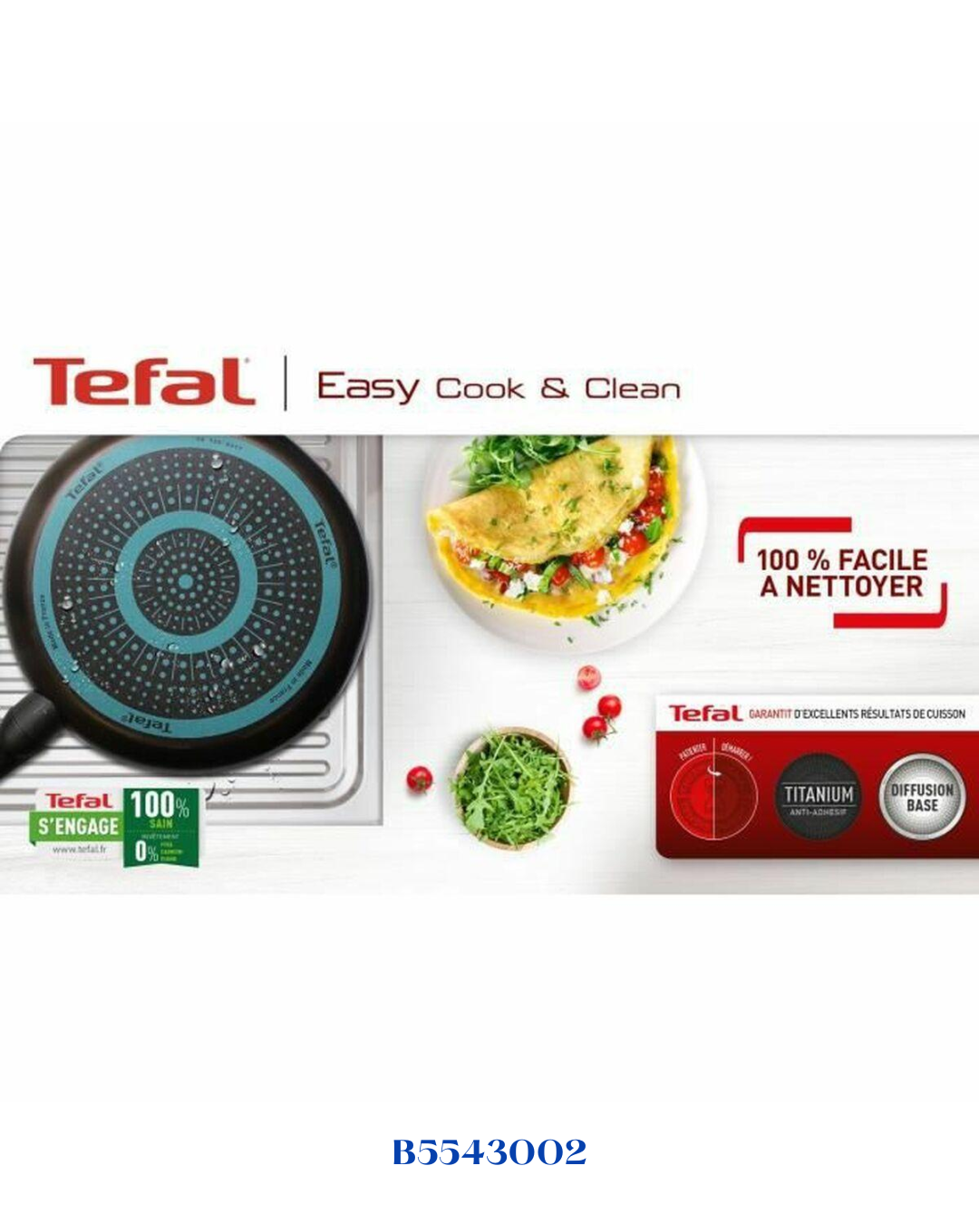 TEFAL EASY COOK & CLEAN SAUCEPAN, 20CM