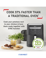 TEFAL EASY FRY & GRILL XXL 2-IN-1 AIR FRYER 6.5L 1830W
