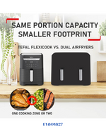 TEFAL EASY FRY & GRILL XXL 2-IN-1 AIR FRYER 6.5L 1830W