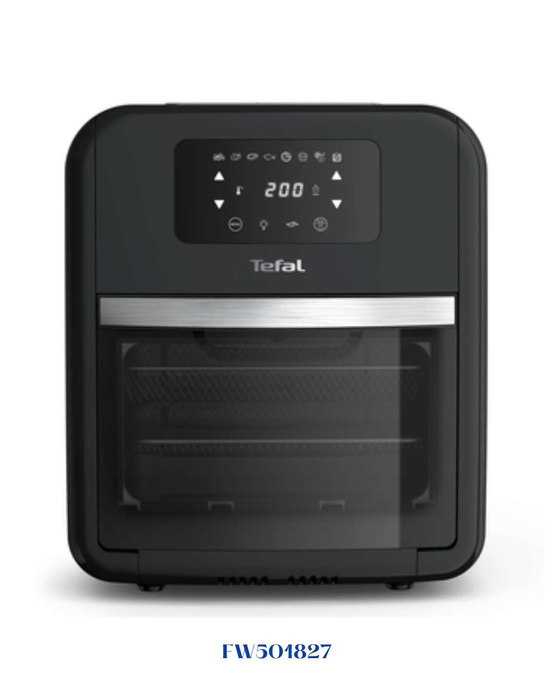 TEFAL EASY FRY OVEN & GRILL BLACK 11L 9 FUNCTION 8PRE-SET PROGRMS
