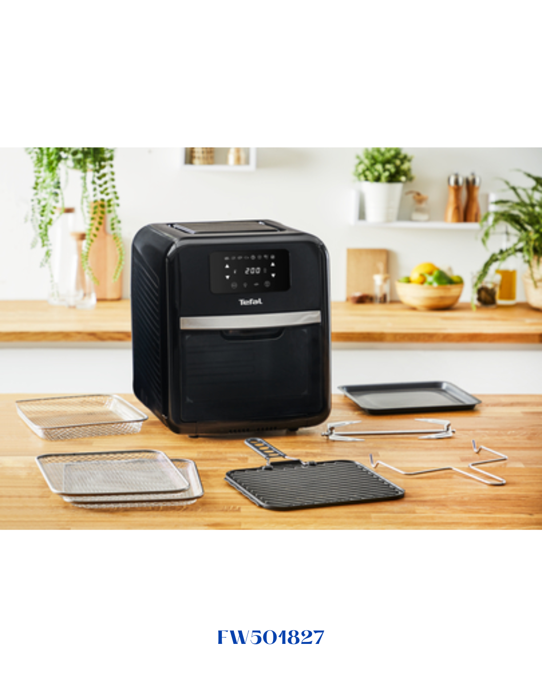 TEFAL EASY FRY OVEN & GRILL BLACK 11L 9 FUNCTION 8PRE-SET PROGRMS