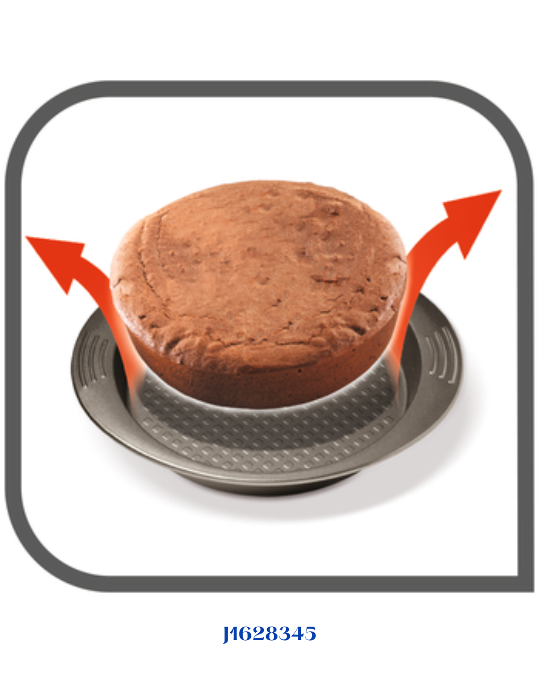 TEFAL EASY GRIP FLITED TART PAN 27CM