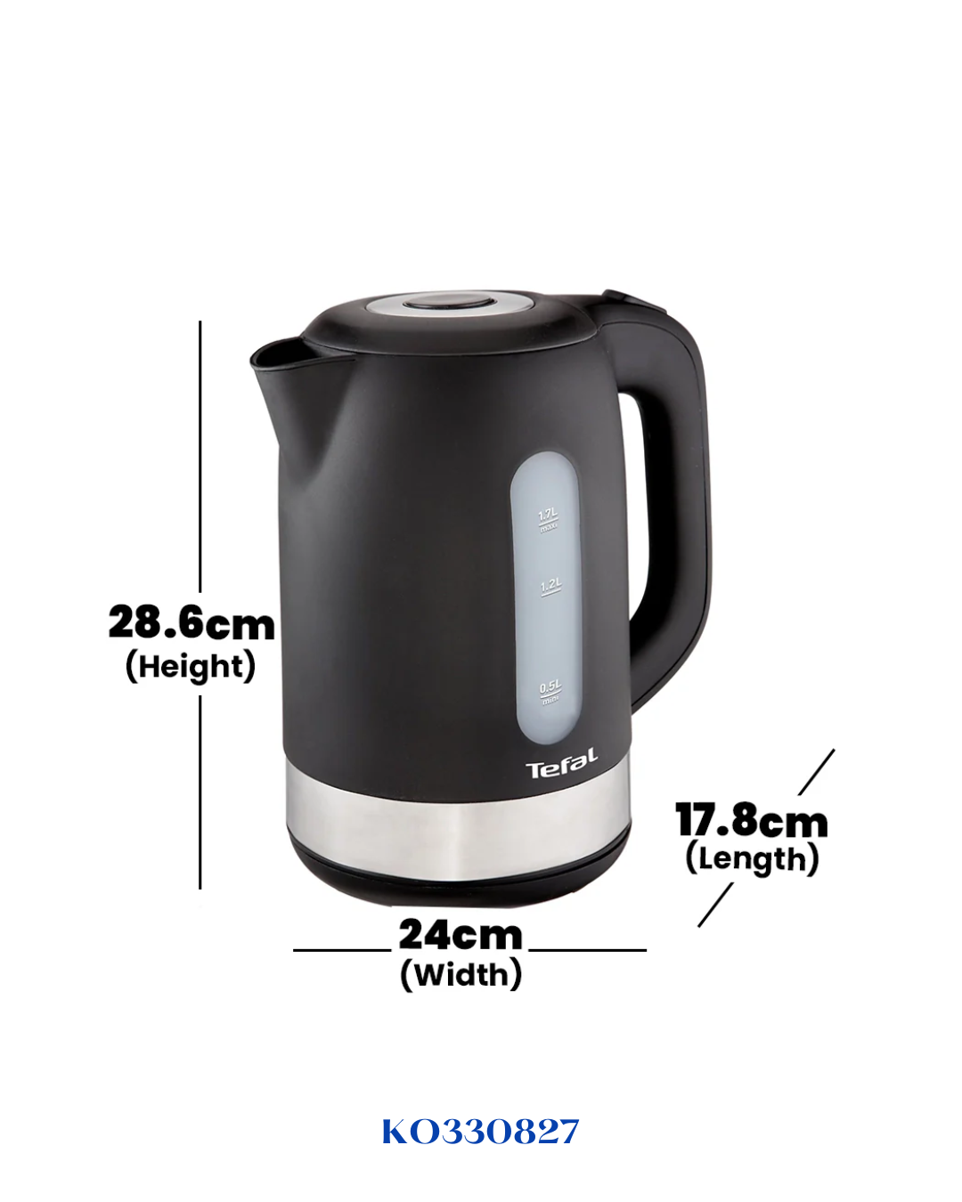 TEFAL EQUINOXE- 1,7 L- 2400W-غلاية ماء كهربائية تيفال