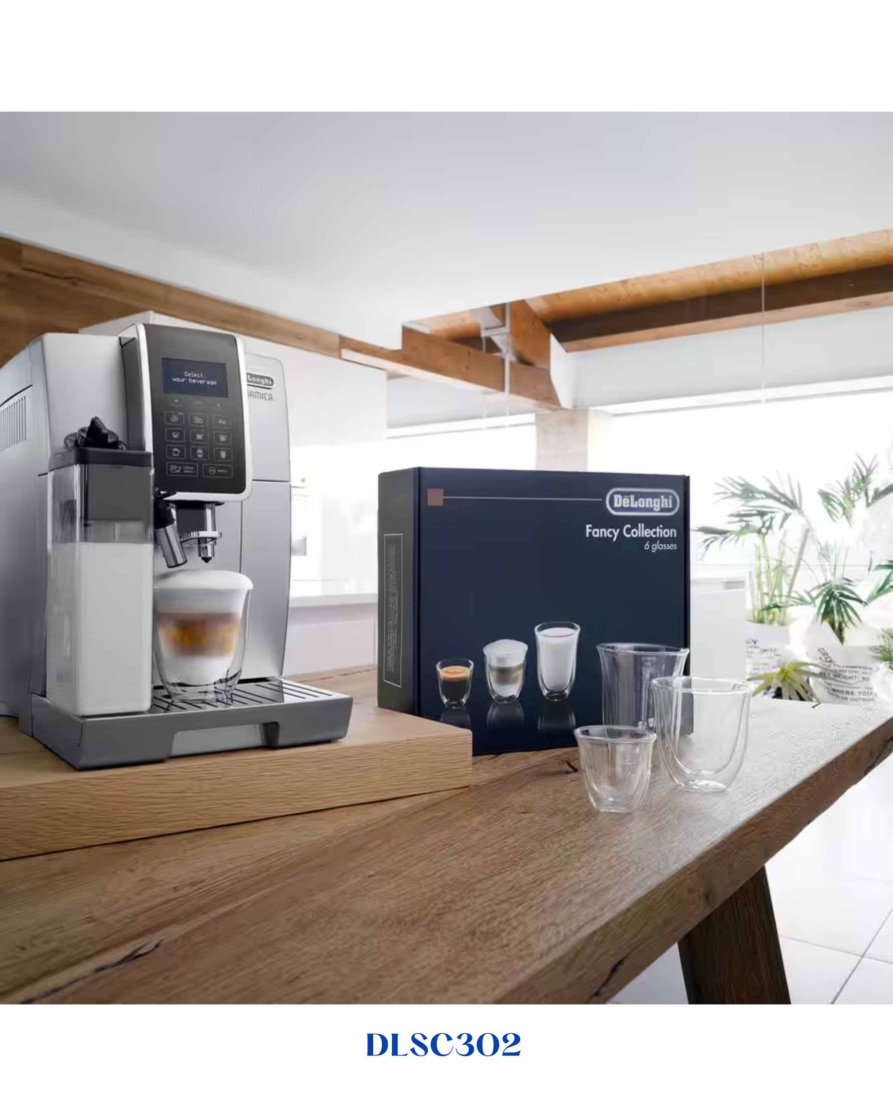 DELONGHI THE CONNOISSEUR COLLECTION DOUBLE WALL GLASS SET (6 PCS)