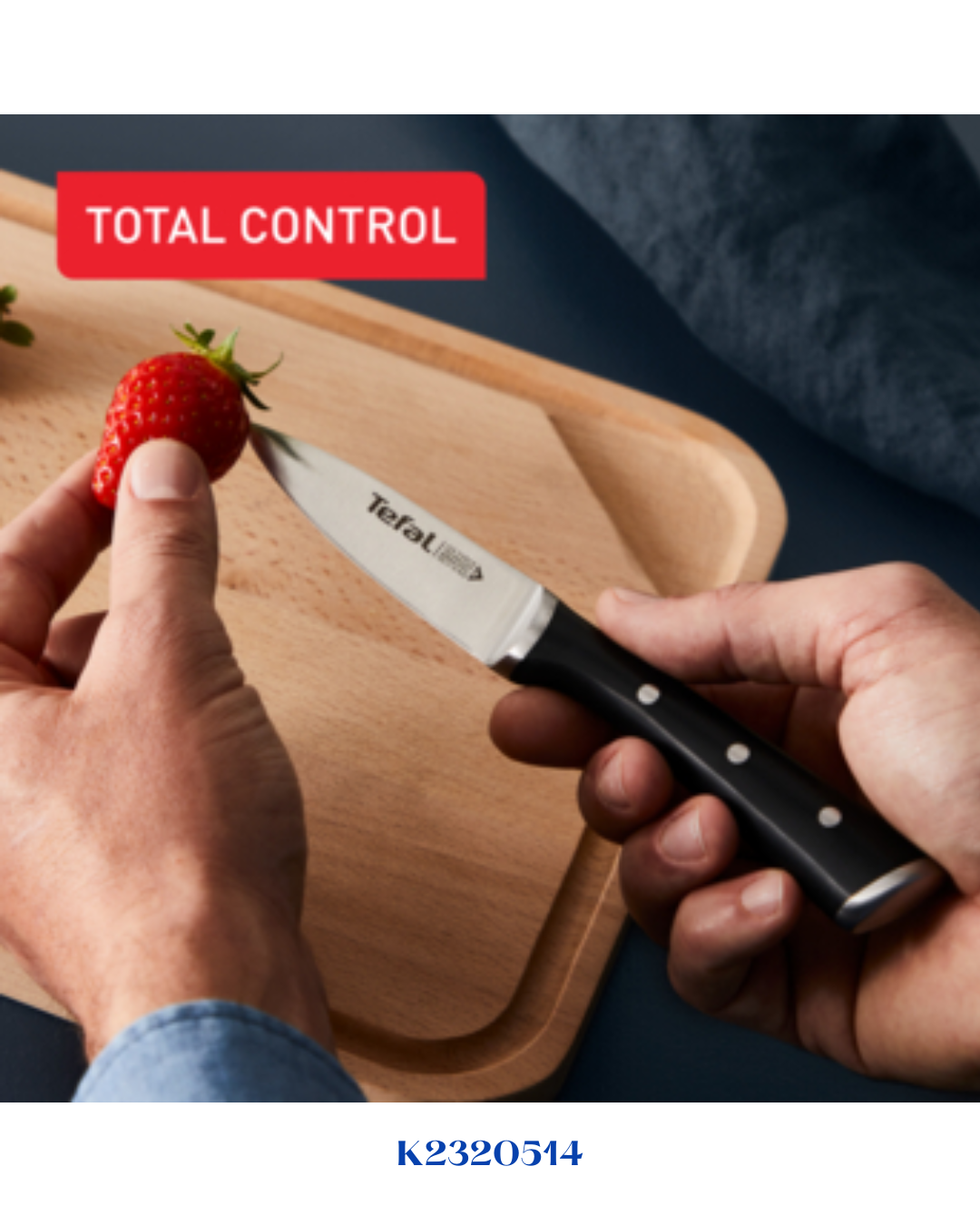 TEFAL ICE FORCE PARING KNIFE, 9 CM