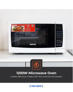 GEEPAS DIGITAL MICROWAVE OVEN 1200W 20L