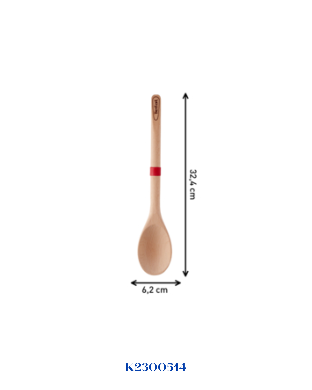 TEFAL INGENIO WOOD SPOON 32CM- ملعقة تيفال الخشبية