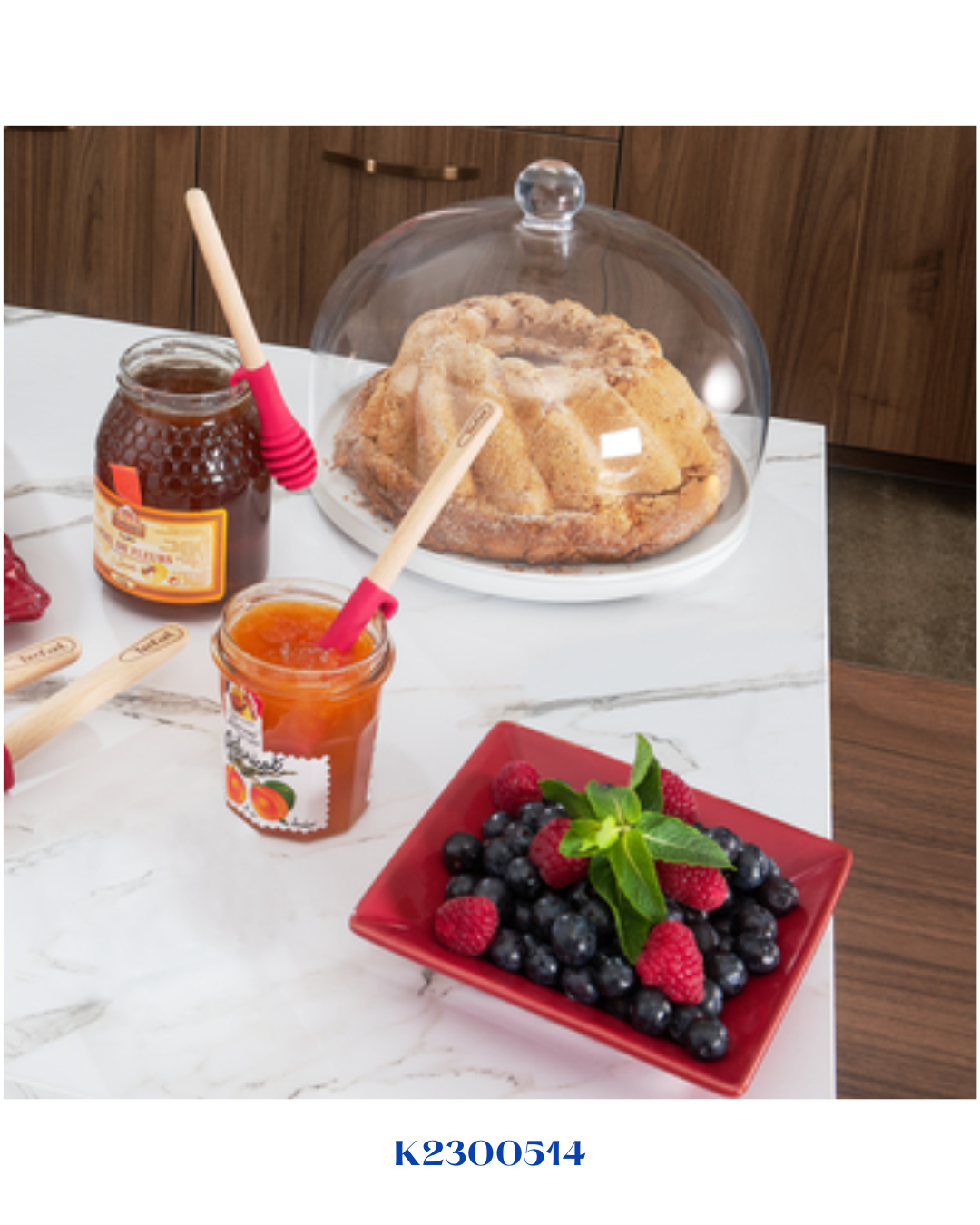 TEFAL INGENIO WOOD SPOON 32CM- ملعقة تيفال الخشبية