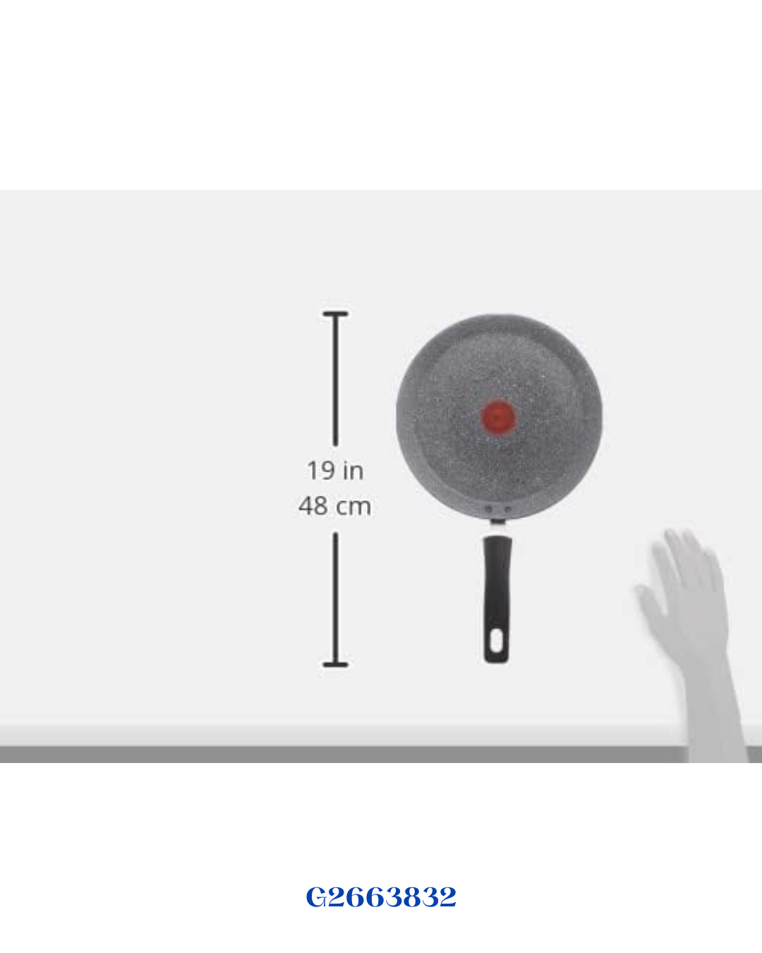 TEFAL NATURAL FORCE PANCAKE PAN 25CM
