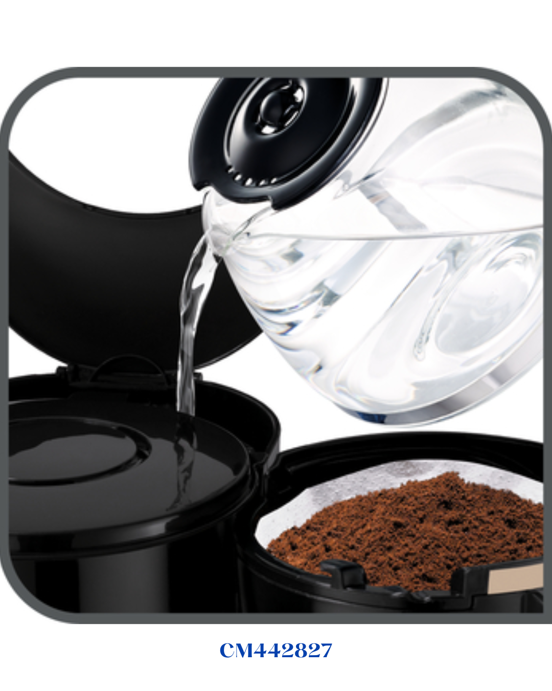TEFAL PERFECTTA COFFEE MAKER, 1.25L, 1000W