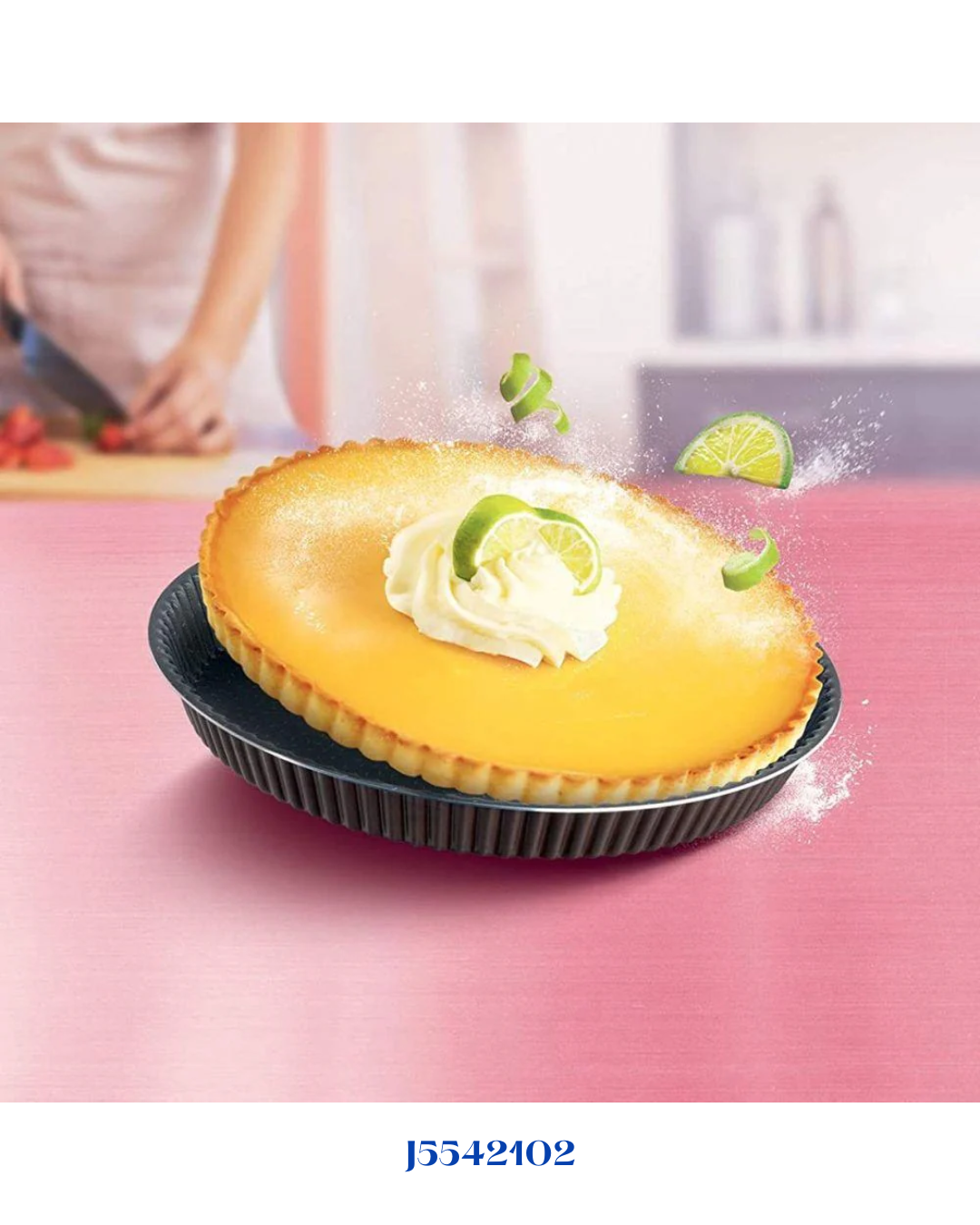 TEFAL PERFECTBAKE FLUTED TART 33CM