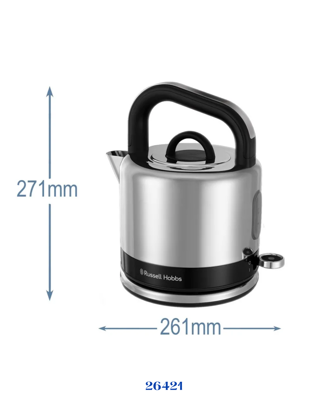 RUSSELL HOBBS DISTINCTIONS KETTLE OCEAN BLUE
