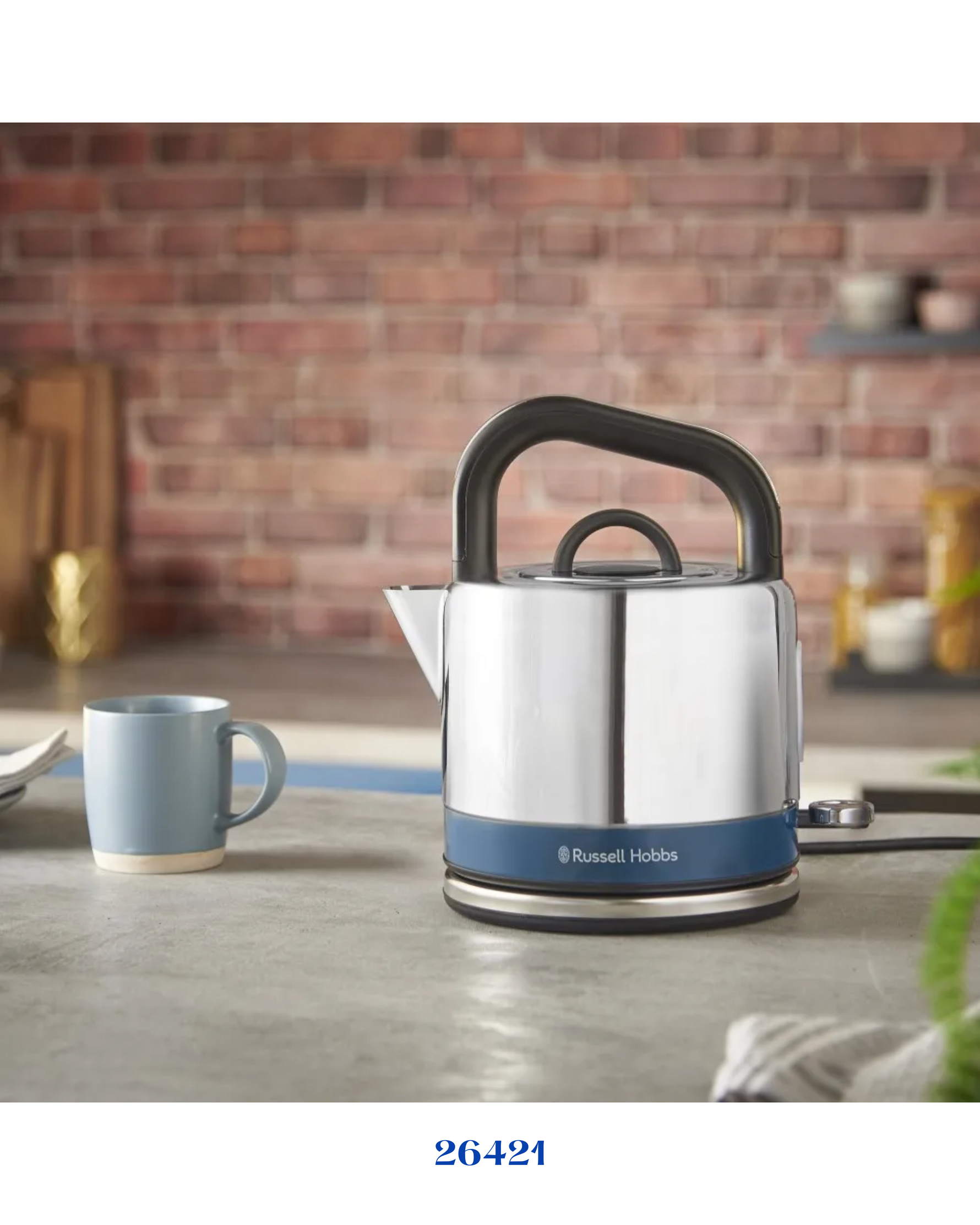 RUSSELL HOBBS DISTINCTIONS KETTLE OCEAN BLUE